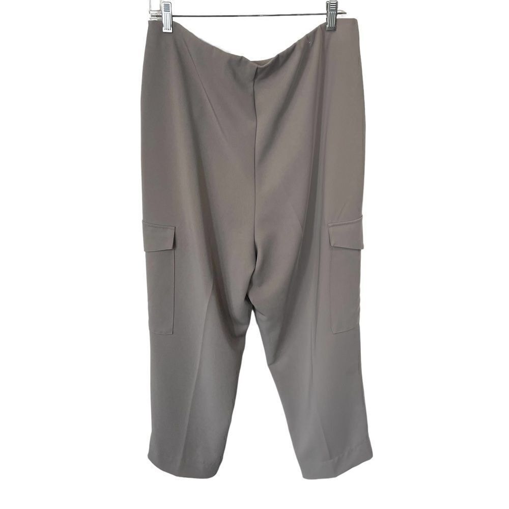 Prologue Womens Neutral Ankle Length Casual Cargo Trouser Pants, Plus 14 - Picture 4 of 14